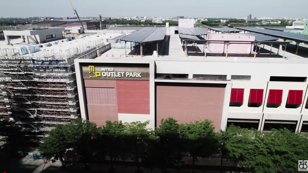 「屋頂隔熱」台南OUTLET二期灌漿實況114.5.14