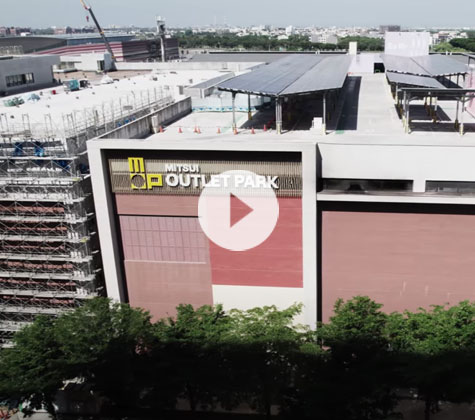 「屋頂隔熱」台南 Outlet 二期灌漿實況 114.5.14